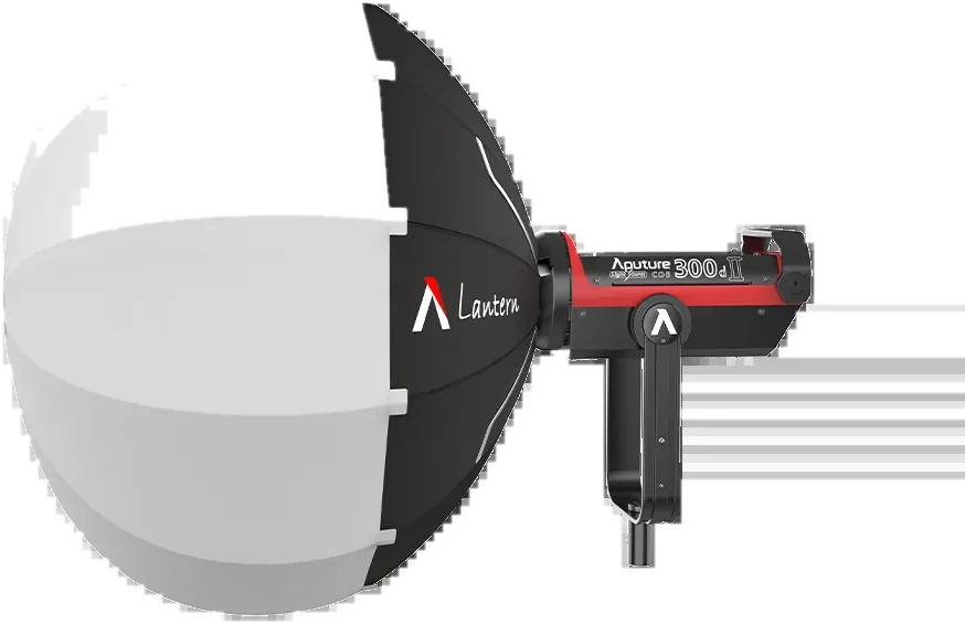 Aputure Lantern (26in) + Fresnel 2X